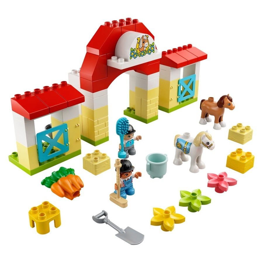 Holiday Sale - Lego Duplo Equine Steady And Horse Care - Online Outlet Extravaganza:£27