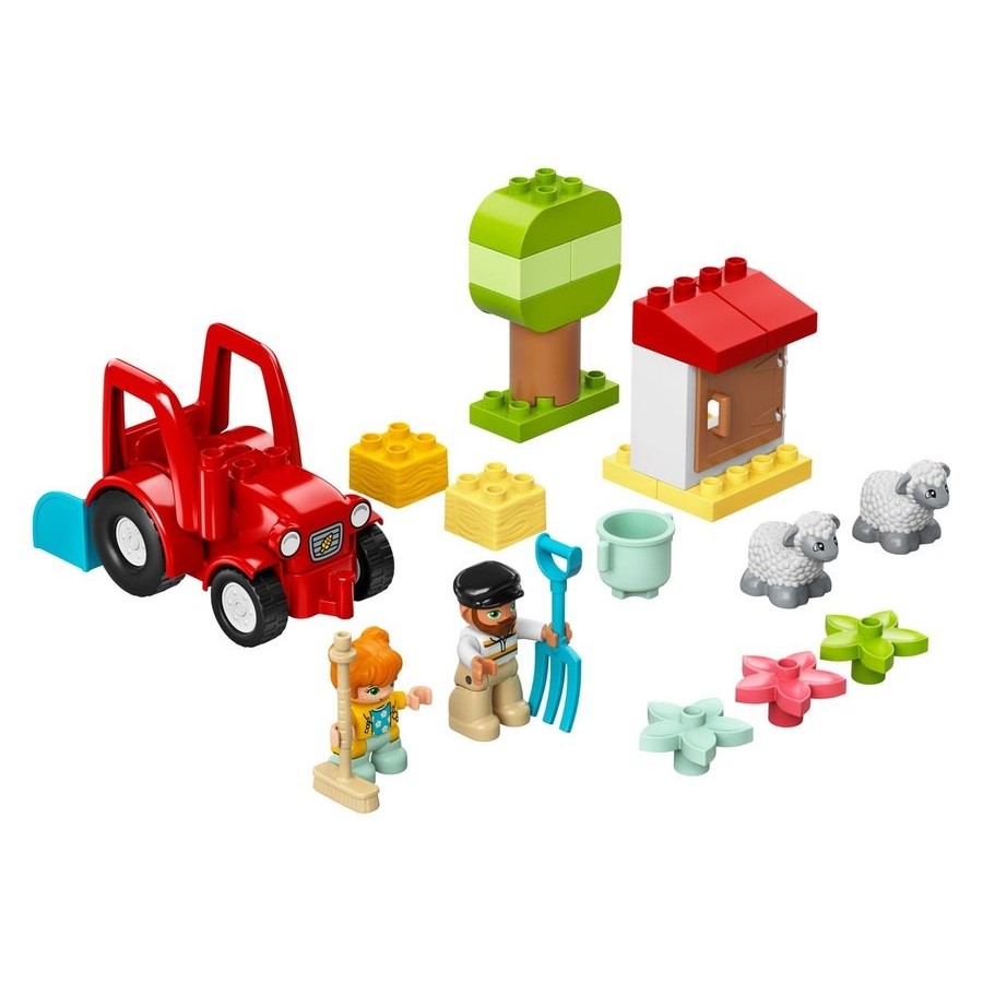 October Halloween Sale - Lego Duplo Farm Tractor & Creature Treatment - Anniversary Sale-A-Bration:£19