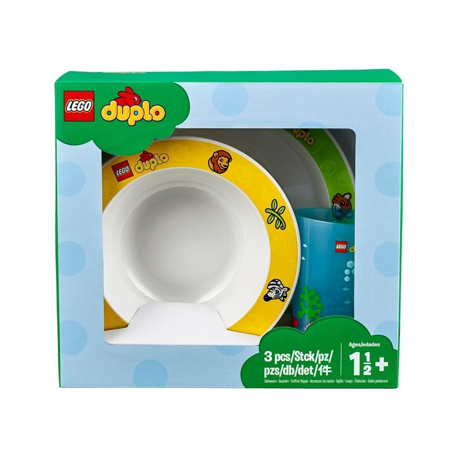 Black Friday Sale - Lego Duplo Tableware - Unbelievable Savings Extravaganza:£9[lab10565ma]