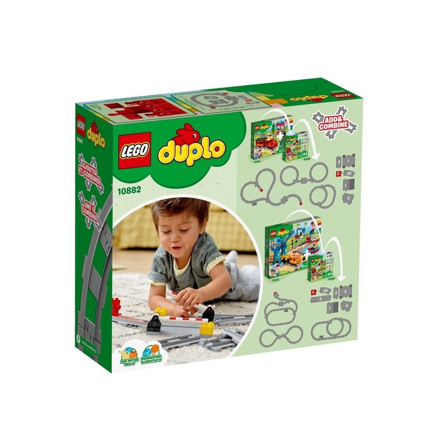 Spring Sale - Lego Duplo Learn Rails - Boxing Day Blowout:£19