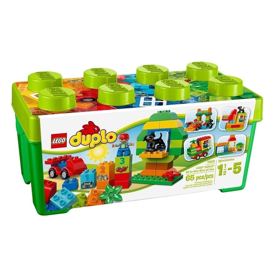 Curbside Pickup Sale - Lego Duplo All-In-One-Box-Of-Fun - Clearance Carnival:£28