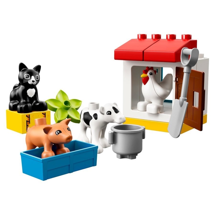 80% Off - Lego Duplo Farm Animals - Back-to-School Bonanza:£9