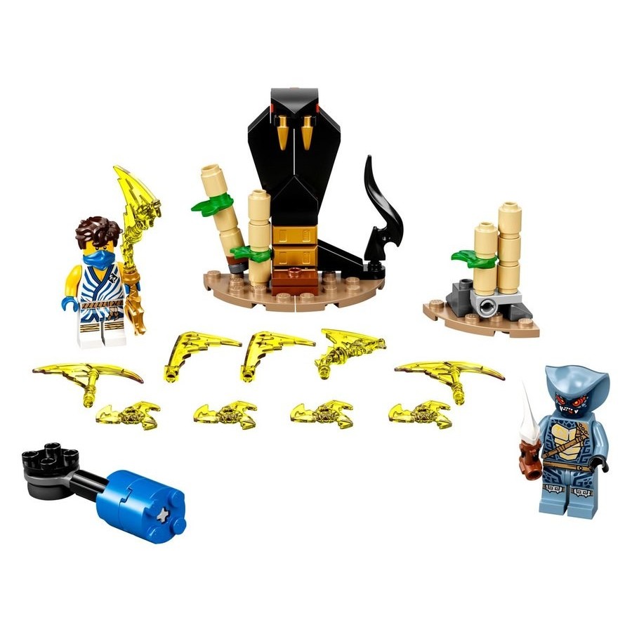 Lego Ninjago Impressive War Prepare - Jay Vs. Serpentine