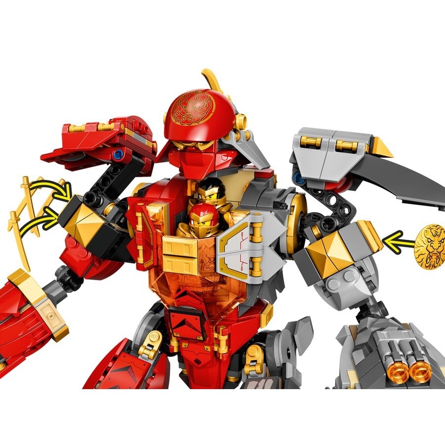 Seasonal Sale - Lego Ninjago Fire Stone Mech - Memorial Day Markdown Mardi Gras:£54