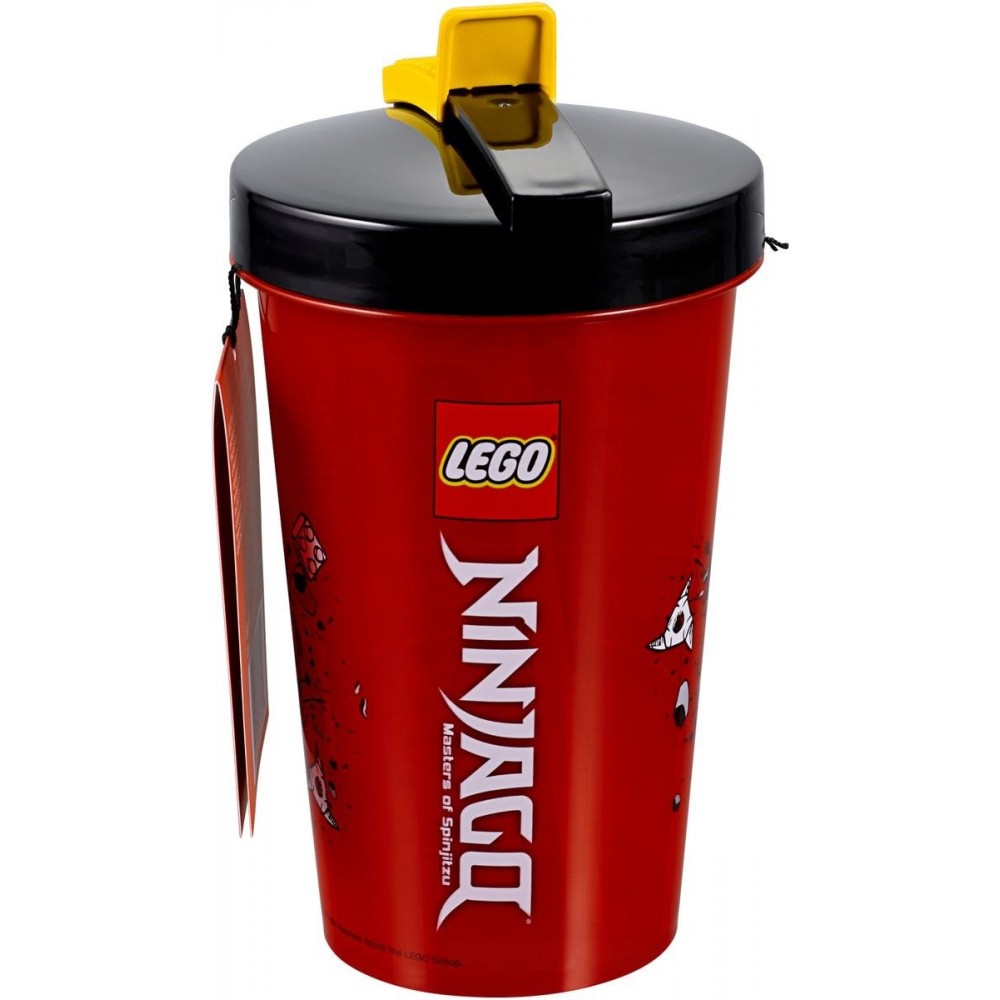 Limited Time Offer - Lego Ninjago Tumbler Along With Straw - Black Friday Frenzy:£7