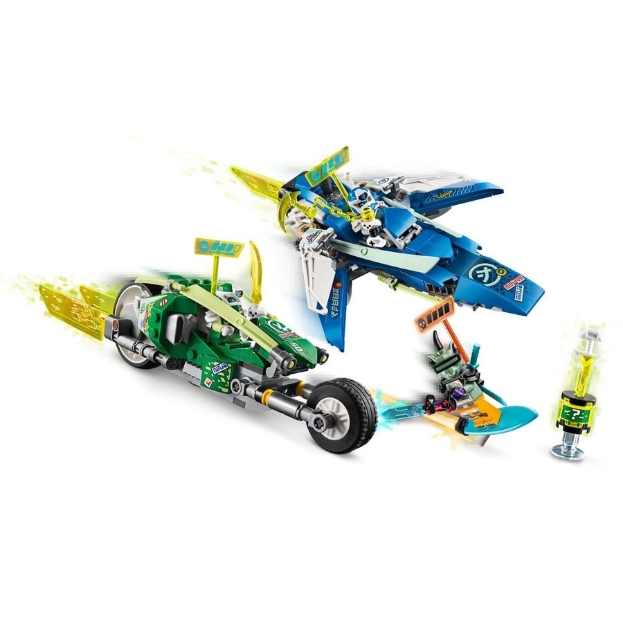 Lego Ninjago Jay As well as Lloyd'S Rate Racers