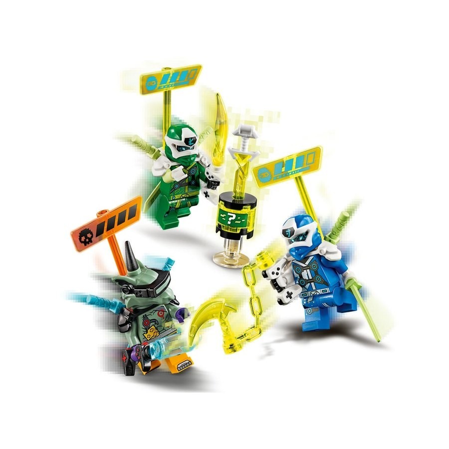 Lego Ninjago Jay As well as Lloyd'S Velocity Racers