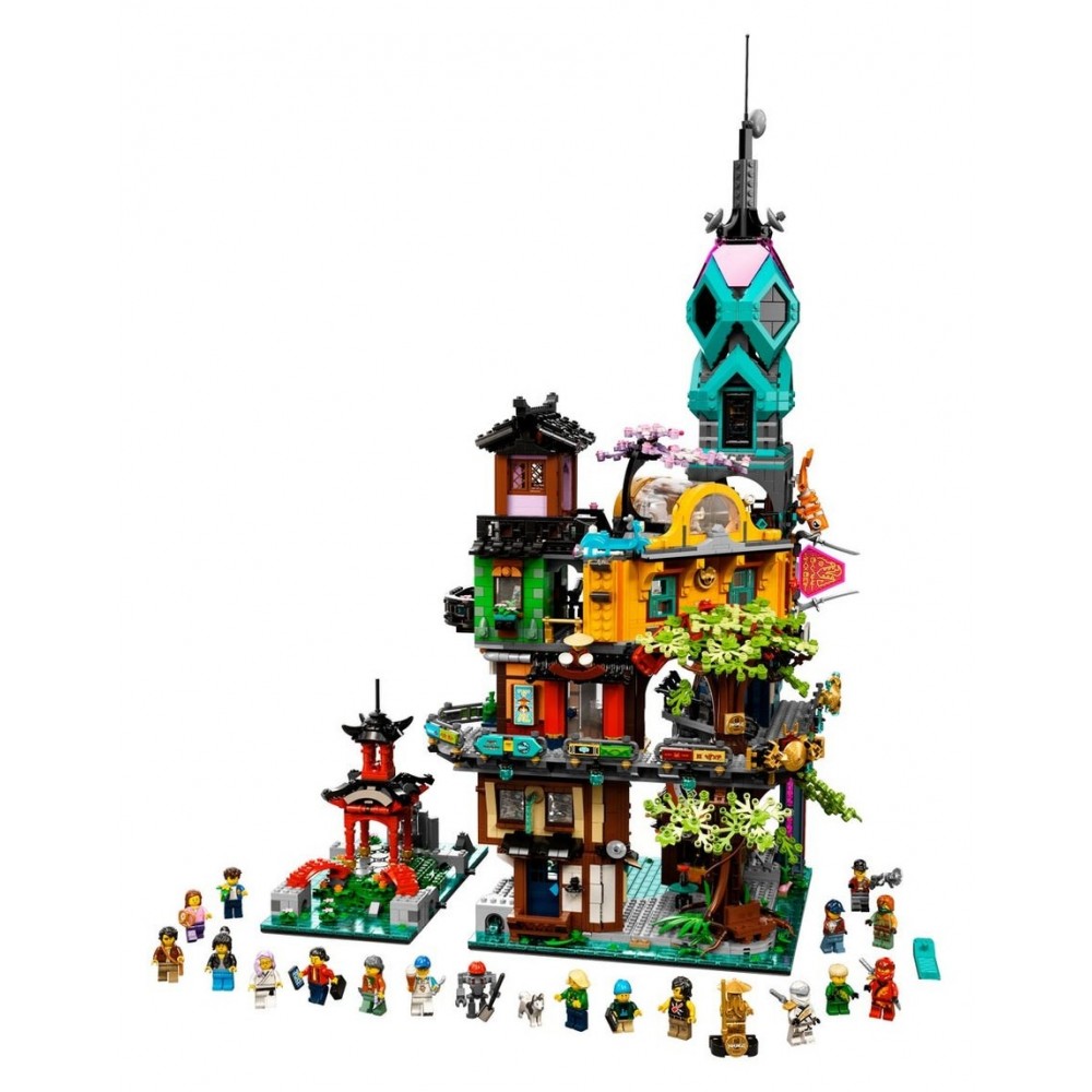 Up to 90% Off - Lego Ninjago City Gardens - Markdown Mardi Gras:£86[lab10633ma]
