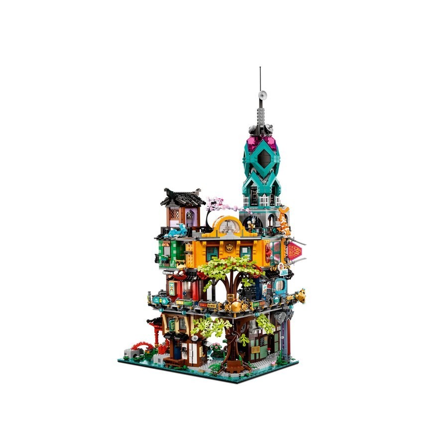 Up to 90% Off - Lego Ninjago City Gardens - Markdown Mardi Gras:£86[lab10633ma]