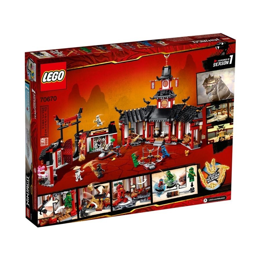 Clearance - Lego Ninjago Monastery Of Spinjitzu - Markdown Mardi Gras:£59[hob10639ua]