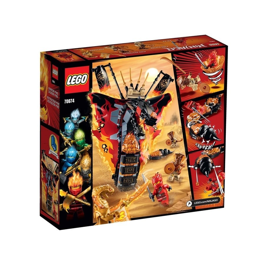 Flea Market Sale - Lego Ninjago Fire Cog - Spring Sale Spree-Tacular:£32[neb10641ca]