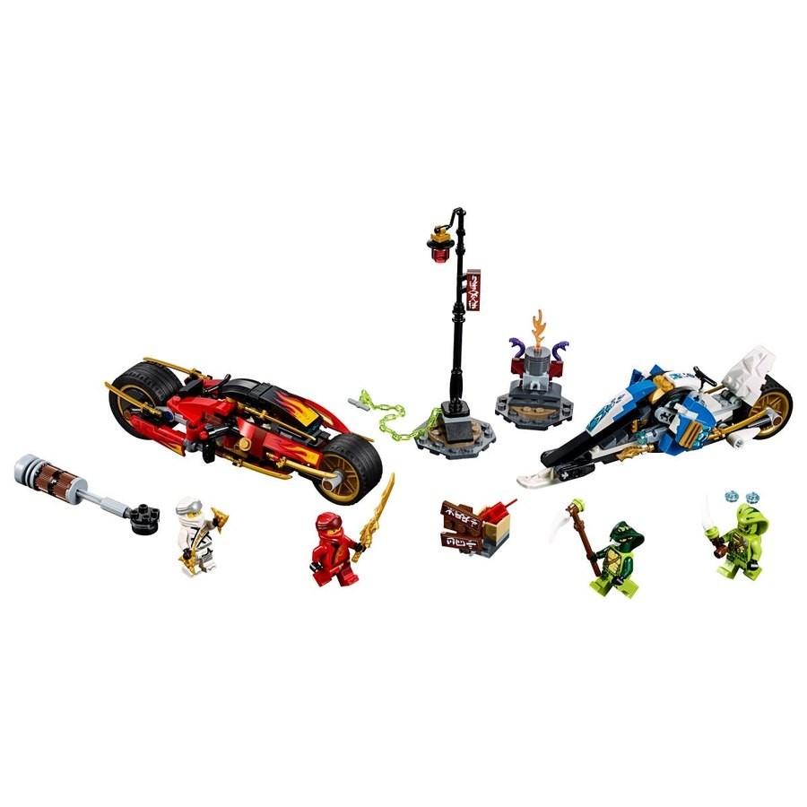 Lego Ninjago Kai'S Blade Cycle & Zane'S Snowmobile