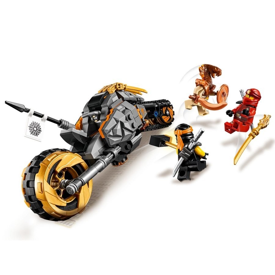 End of Season Sale - Lego Ninjago Cole'S Motorcycle - Markdown Mardi Gras:£19[alb10647co]