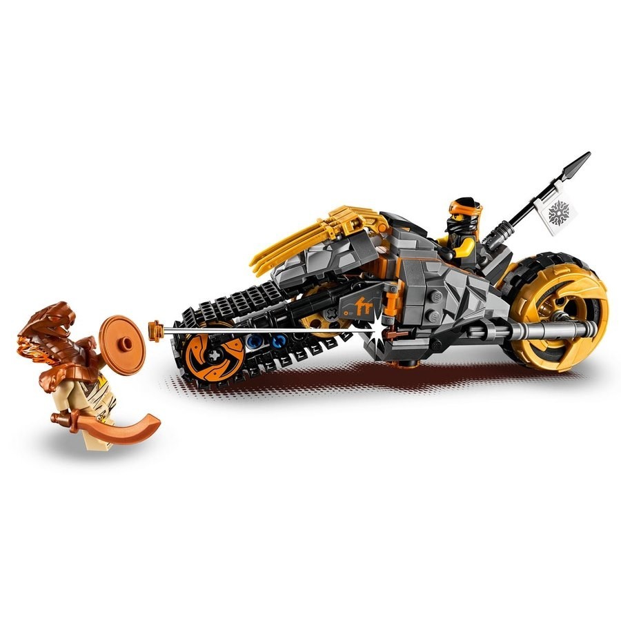 End of Season Sale - Lego Ninjago Cole'S Motorcycle - Markdown Mardi Gras:£19[alb10647co]
