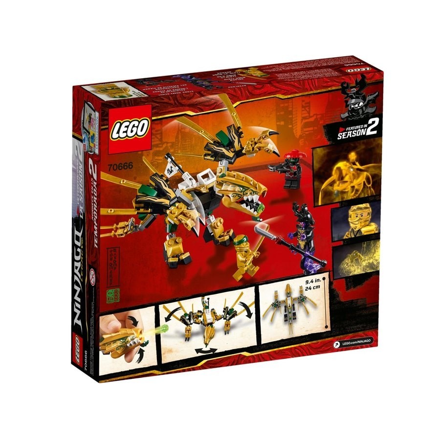 New Year's Sale - Lego Ninjago The Golden Dragon - Unbelievable:£19[jcb10649ba]