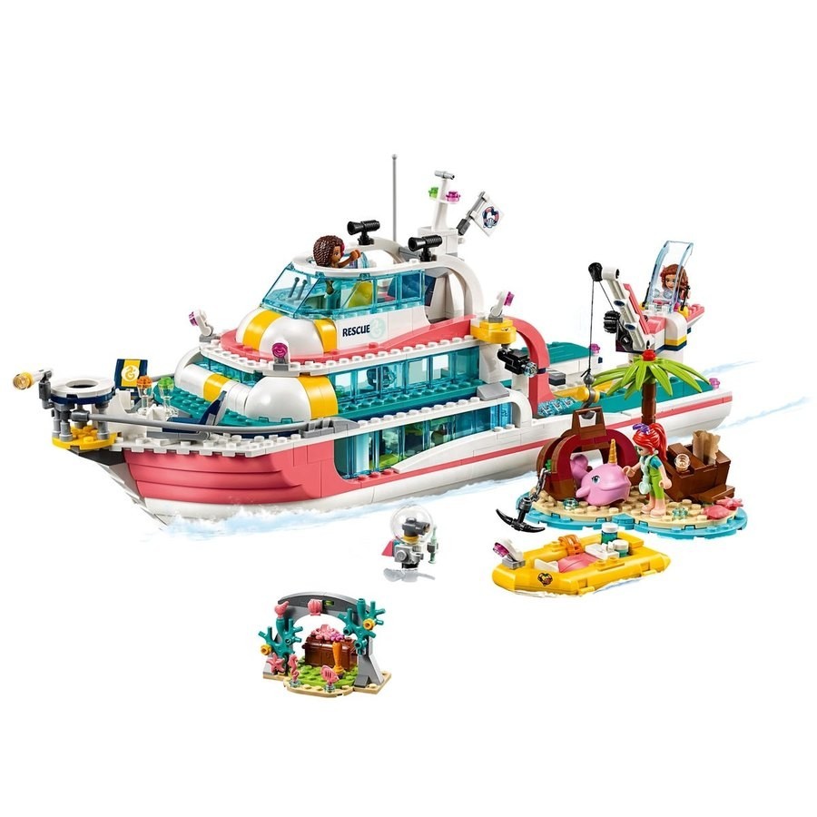 Lego Friends Rescue Mission Watercraft