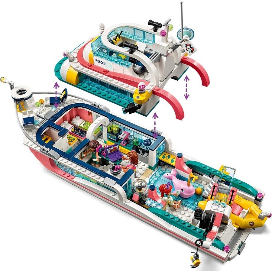 No Returns, No Exchanges - Lego Buddies Rescue Purpose Boat - Halloween Half-Price Hootenanny:£66[lib10675nk]