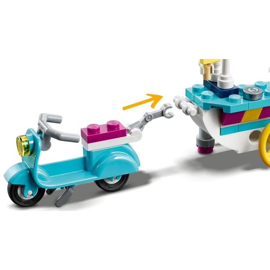 New Year's Sale - Lego Buddies Frozen Yogurt Pushcart - President's Day Price Drop Party:£9