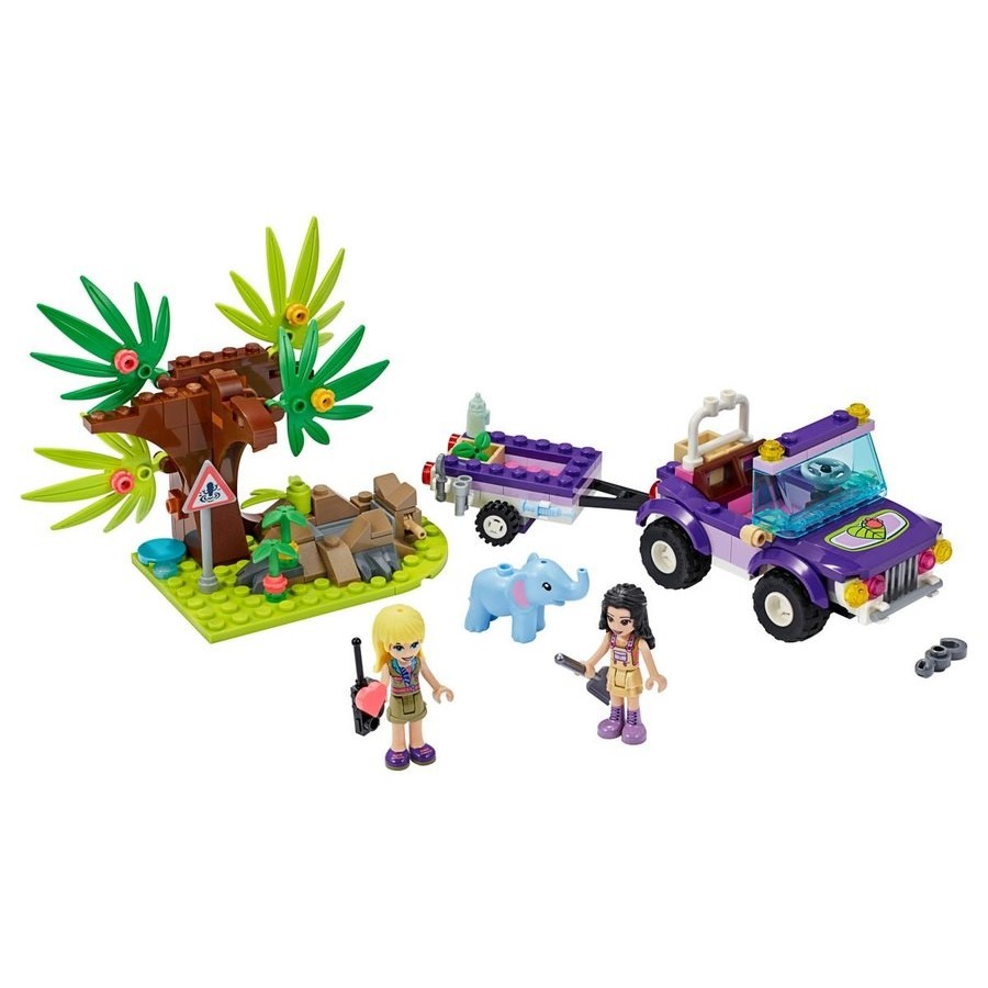 August Back to School Sale - Lego Pals Infant Elephant Jungle Rescue - Online Outlet Extravaganza:£19[chb10709ar]