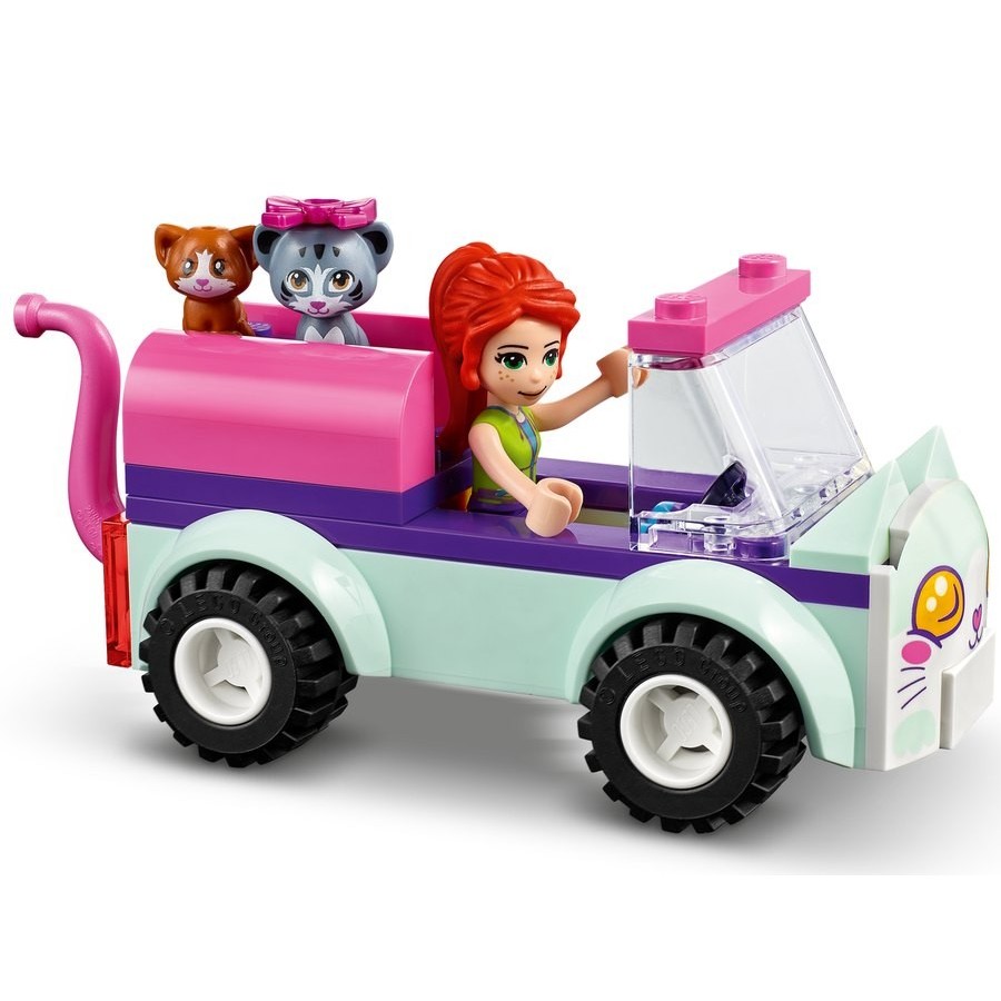 Doorbuster Sale - Lego Friends Pussy-cat Grooming Automobile - Mid-Season Mixer:£9