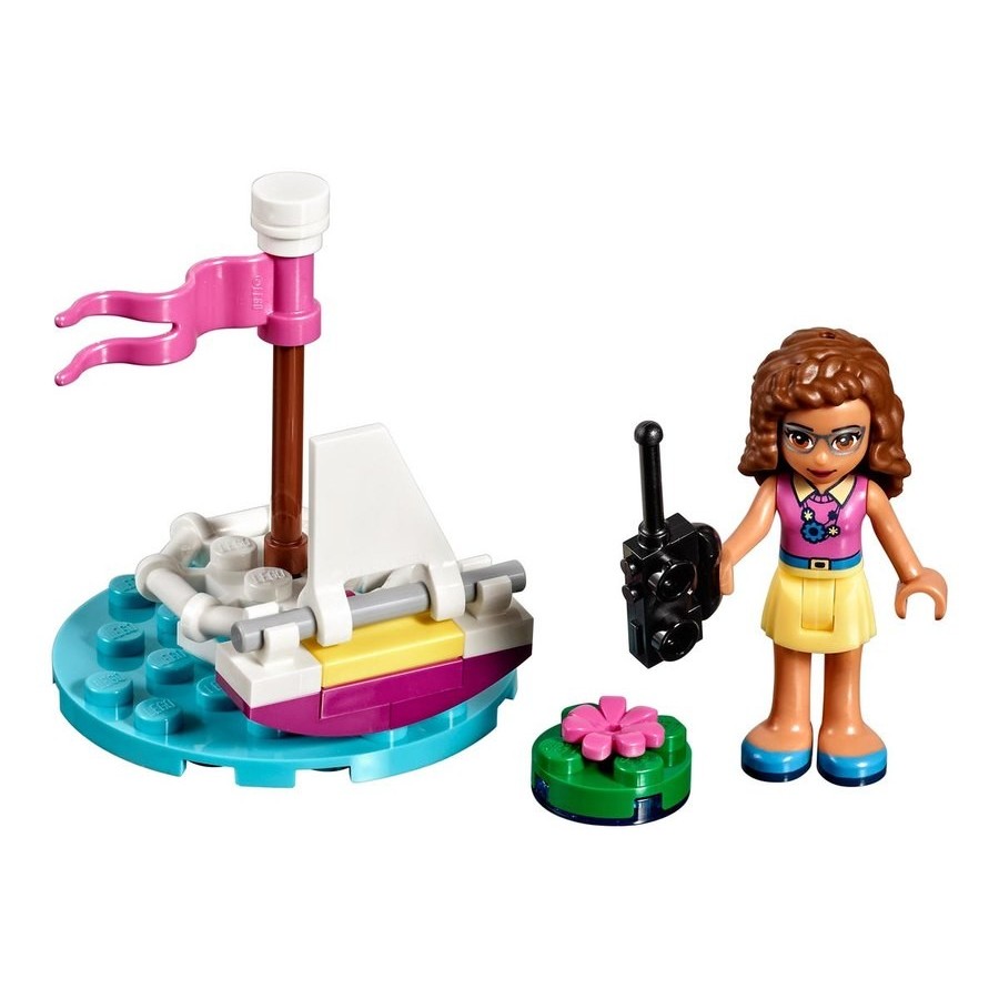 Valentine's Day Sale - Lego Buddies Olivia'S Remote Watercraft - Christmas Clearance Carnival:£5