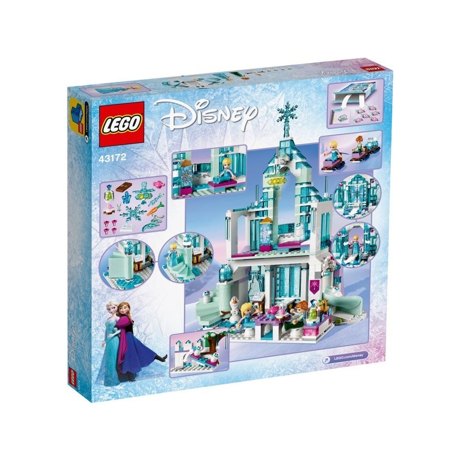 Three for the Price of Two - Lego Disney Elsa'S Magical Ice Royal residence - Web Warehouse Clearance Carnival:£56