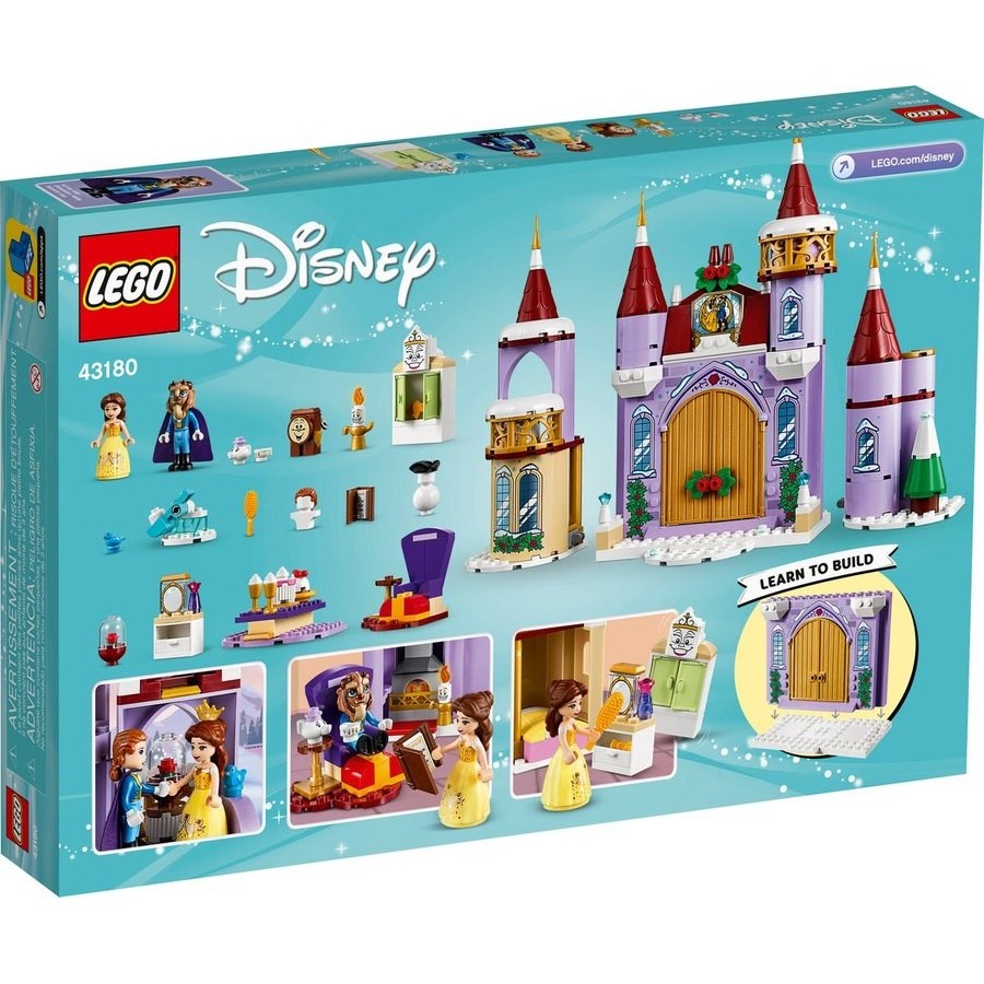 Lego Disney Belle'S Castle Wintertime Event