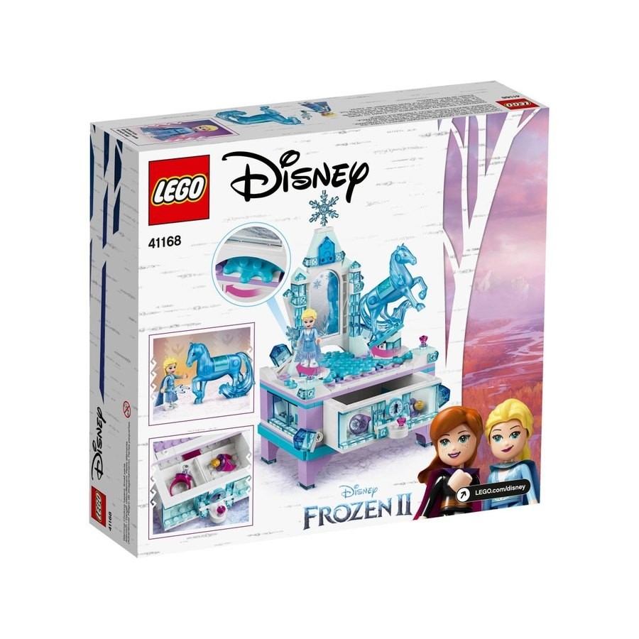 Lego Disney Elsa'S Fashion jewelry Carton Creation