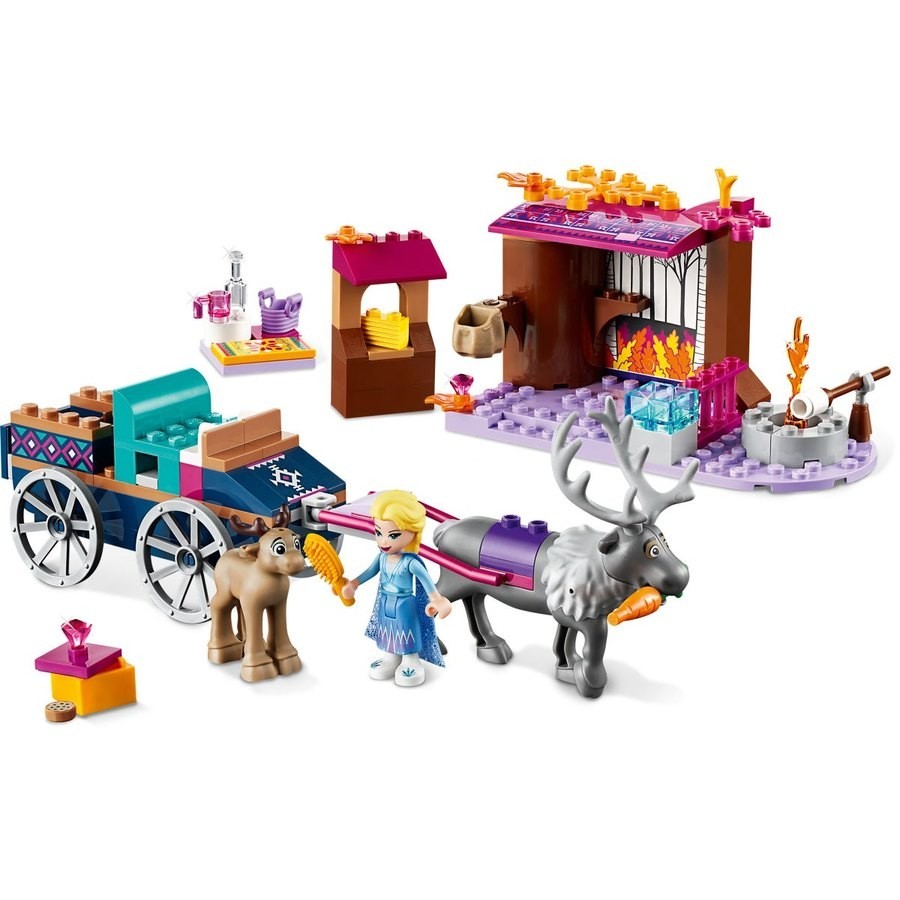 Lego Disney Elsa'S Wagon Journey