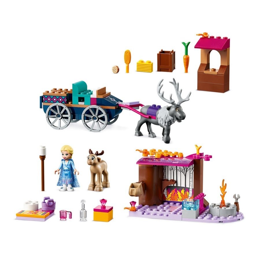 Lego Disney Elsa'S Wagon Journey