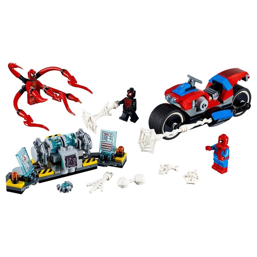 New Year's Sale - Lego Marvel Spider-Man Bike Saving - President's Day Price Drop Party:£20[lab10778ma]