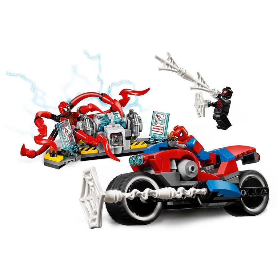 New Year's Sale - Lego Marvel Spider-Man Bike Saving - President's Day Price Drop Party:£20[lab10778ma]