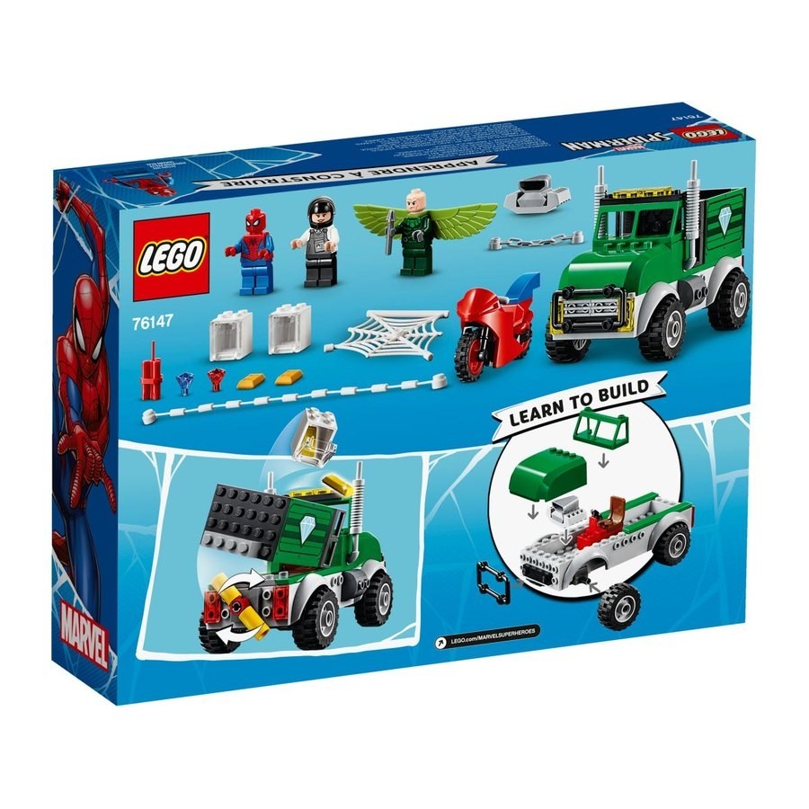 Closeout Sale - Lego Marvel Vulture'S Trucker Robbery - Half-Price Hootenanny:£20[jcb10780ba]