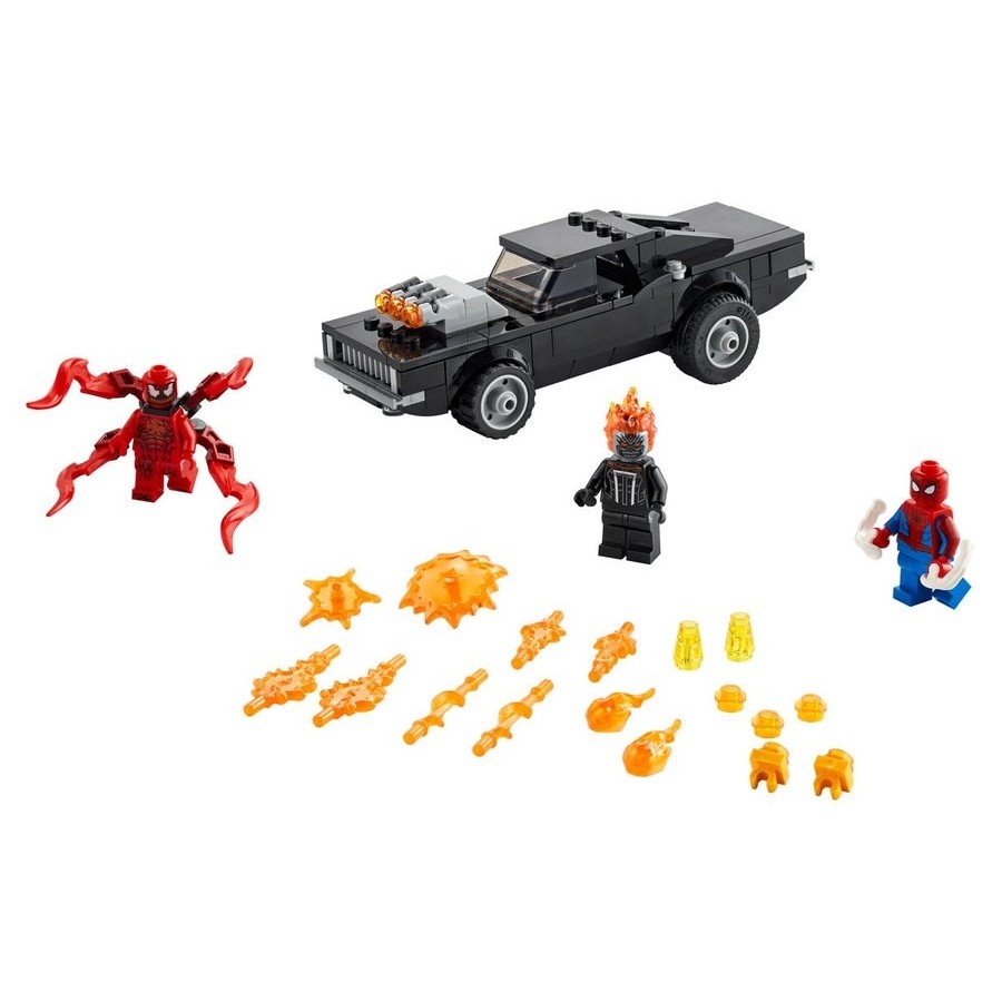 May Flowers Sale - Lego Wonder Spider-Man And Ghost Cyclist Vs. Carnage - Online Outlet Extravaganza:£19[neb10786ca]
