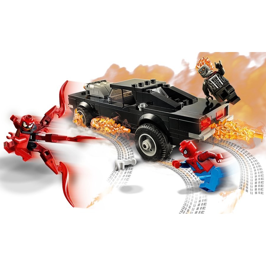 July 4th Sale - Lego Marvel Spider-Man As Well As Ghost Biker Vs. Carnage - Get-Together:£19