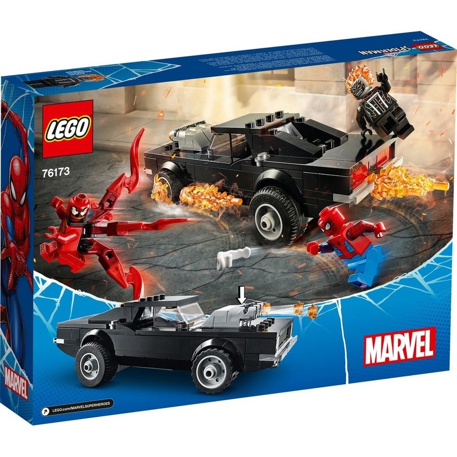 Lego Marvel Spider-Man And Ghost Motorcyclist Vs. Carnage