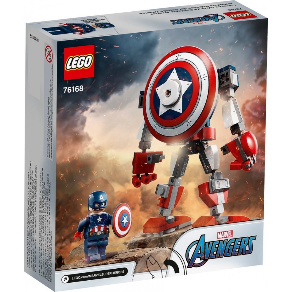 Lego Marvel Captain United States Mech Shield