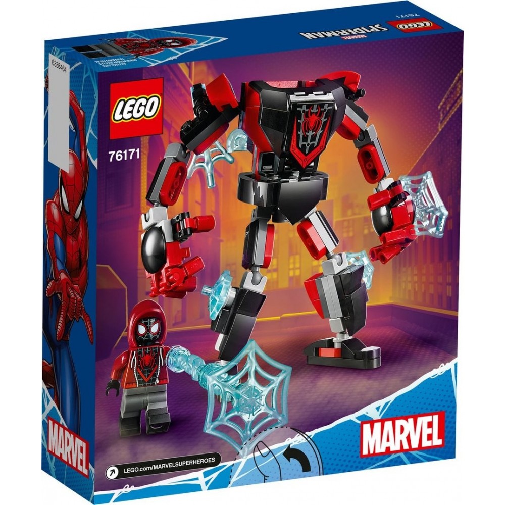Late Night Sale - Lego Marvel Far Morales Mech Armor - Markdown Mardi Gras:£9[cob10788li]