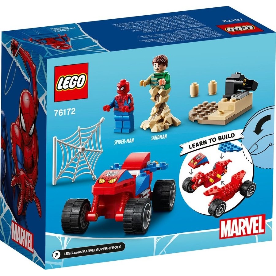Flea Market Sale - Lego Marvel Spider-Man And Also Sandman Face-off - Steal-A-Thon:£9[cob10789li]