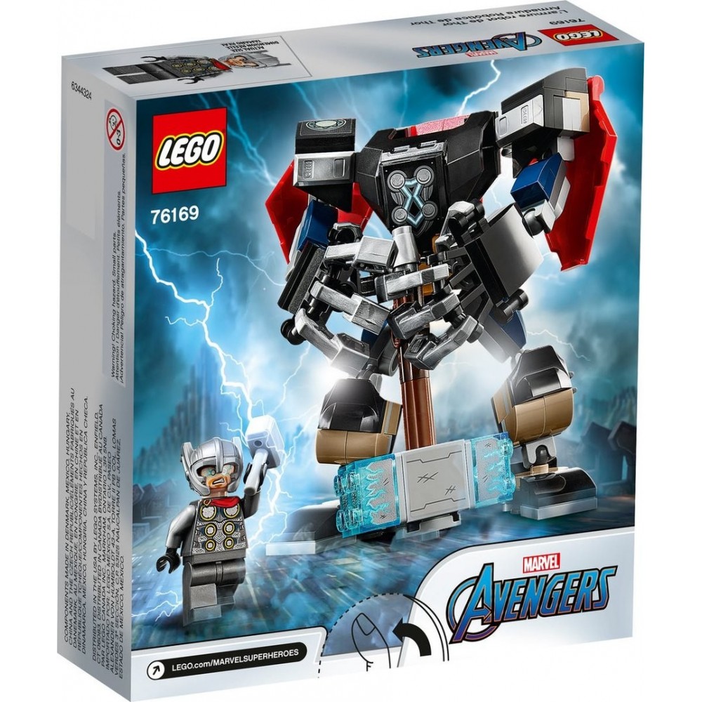 Black Friday Sale - Lego Marvel Thor Mech Shield - Reduced-Price Powwow:£9[cob10790li]
