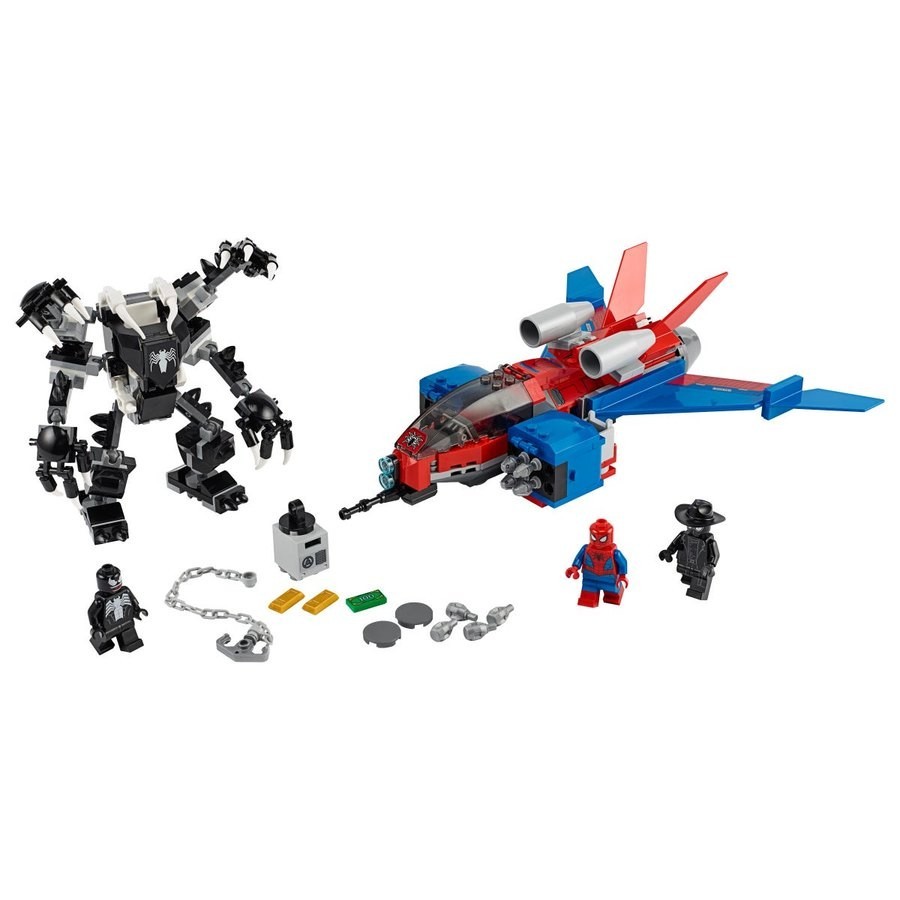 Lego Wonder Spiderjet Vs. Venom Mech