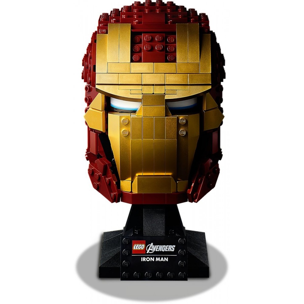Price Drop - Lego Marvel Iron Man Helmet - New Year's Savings Spectacular:£47