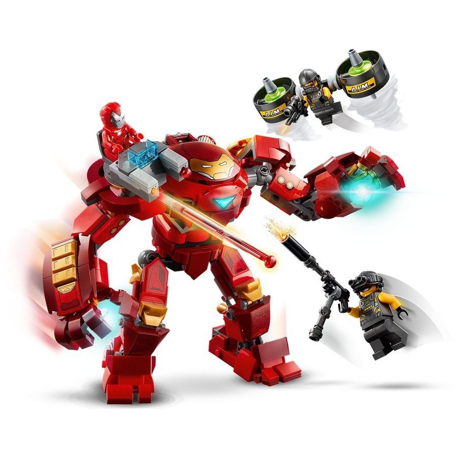 Lego Marvel Iron Guy Hulkbuster Versus A.I.M. Broker