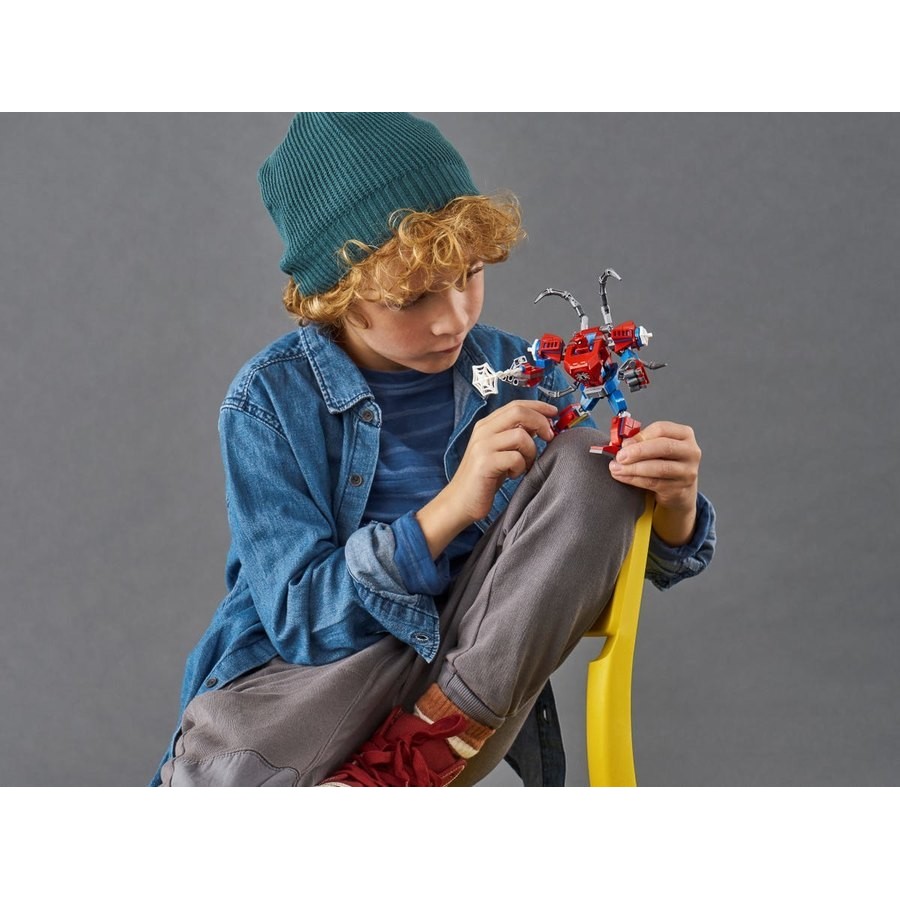 Stocking Stuffer Sale - Lego Marvel Spider-Man Mech - New Year's Savings Spectacular:£9