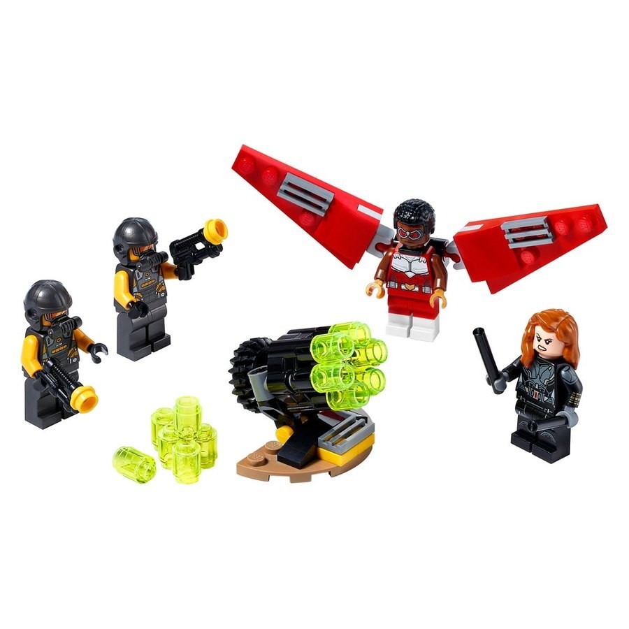 Gift Guide Sale - Lego Wonder Falcon & African-american Dowager Team Up - Winter Wonderland Weekend Windfall:£9