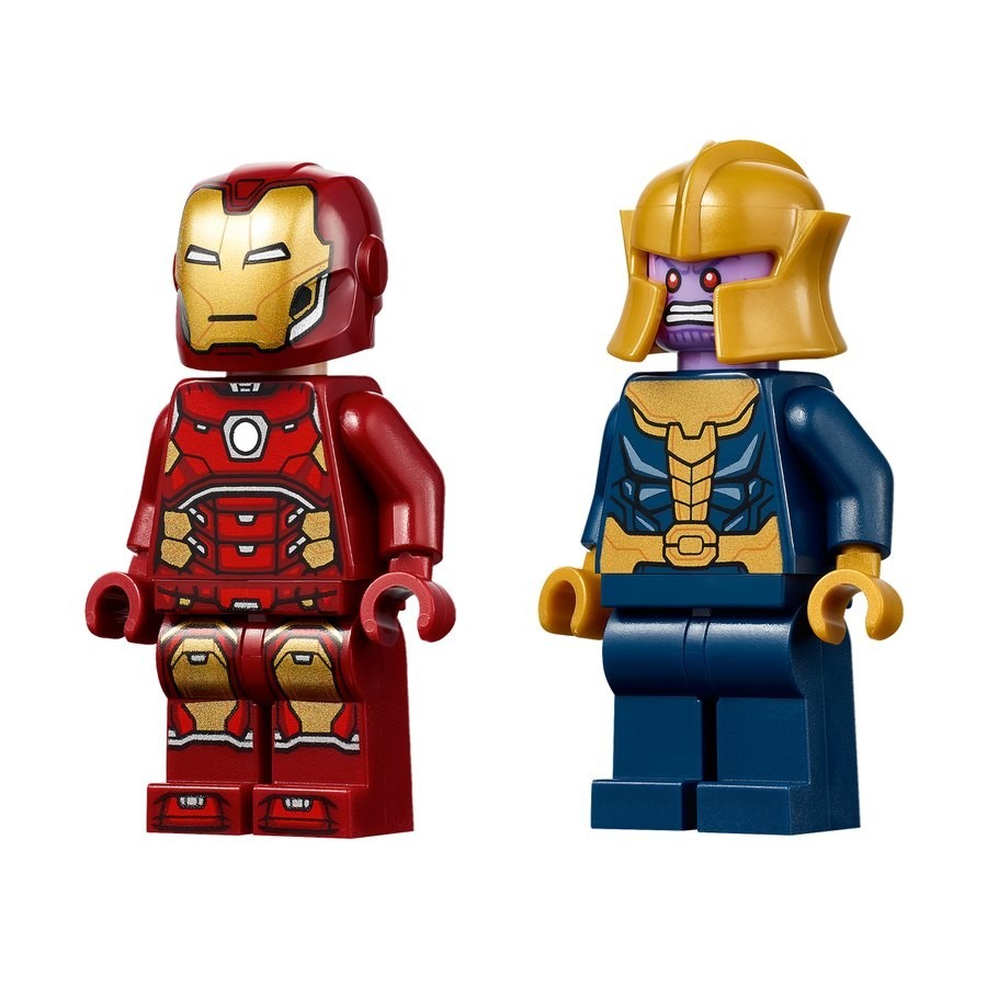 Black Friday Sale - Lego Marvel Iron Male Vs. Thanos - Get-Together Gathering:£19