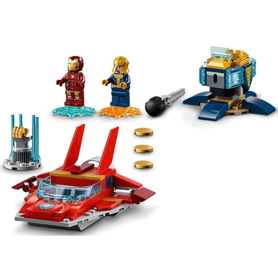 Lego Marvel Iron Guy Vs. Thanos