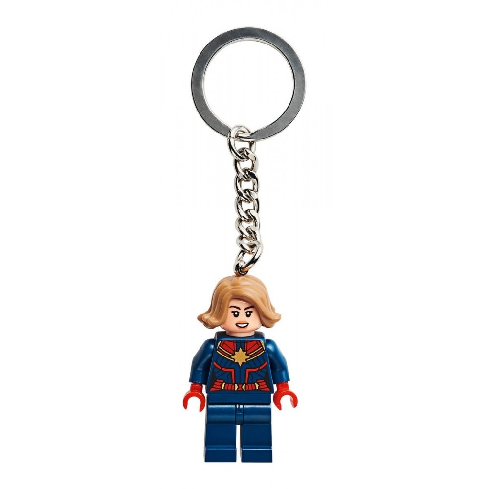 Lego Marvel Captain Marvel Key Chain