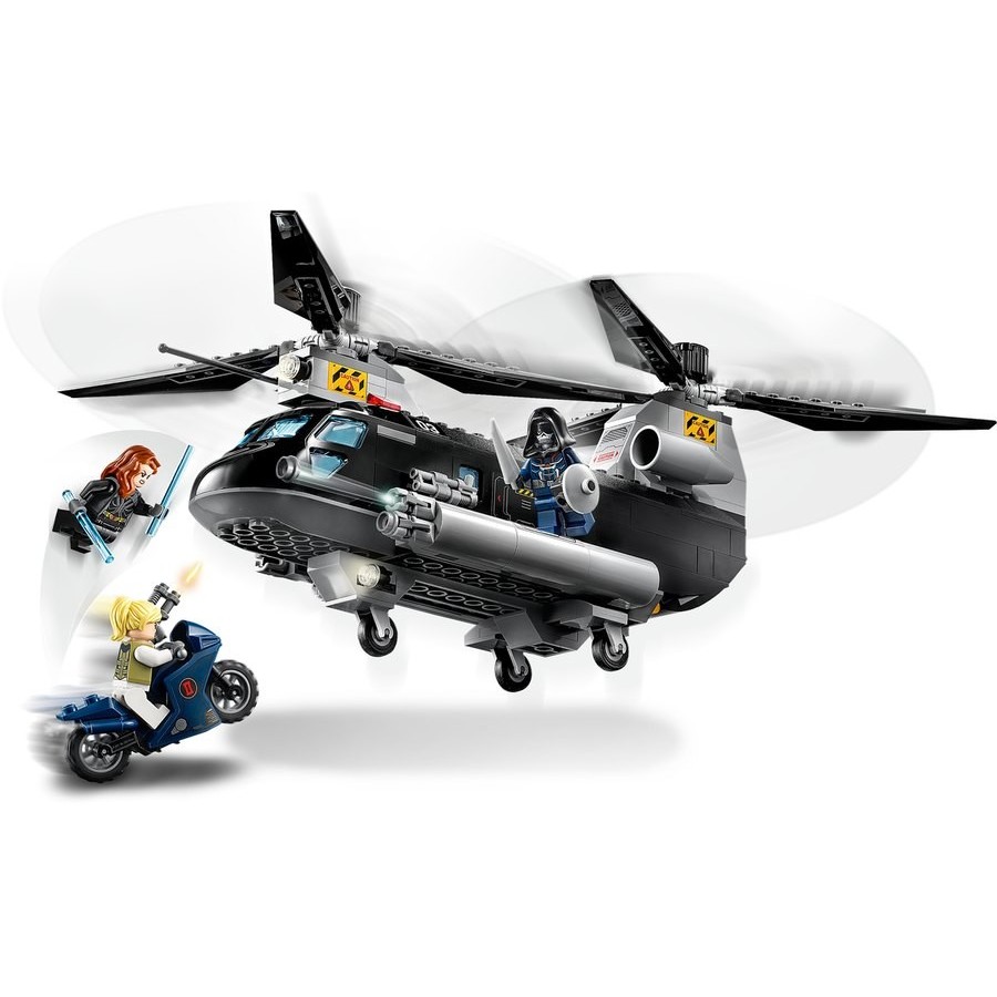 Lego Marvel Afro-american Widow'S Helicopter Chase