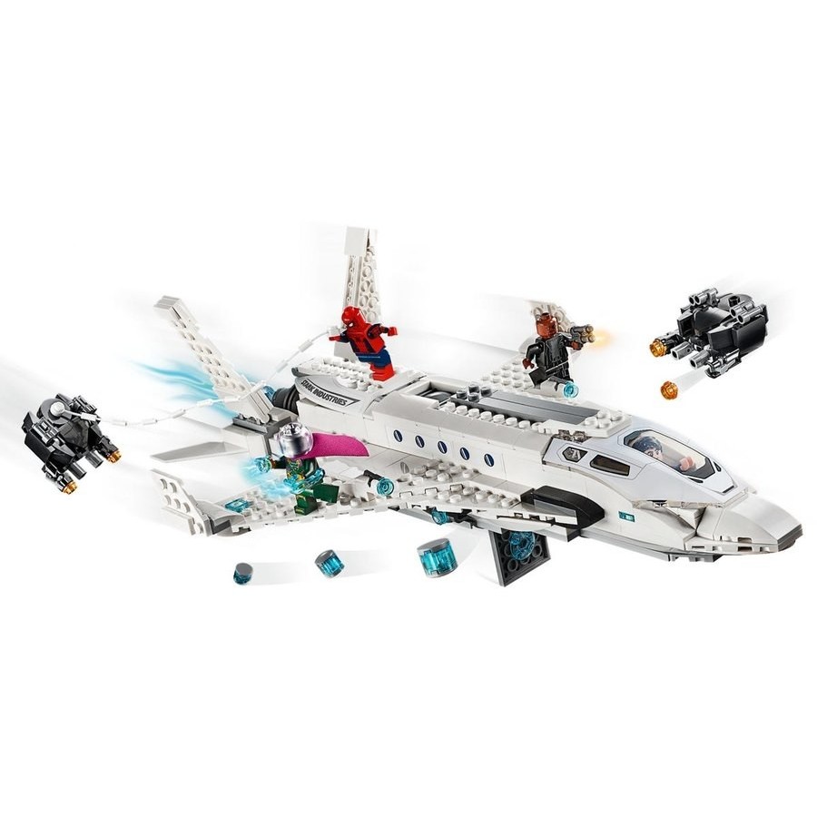 Lego Marvel Stark Plane And Also The Drone Attack